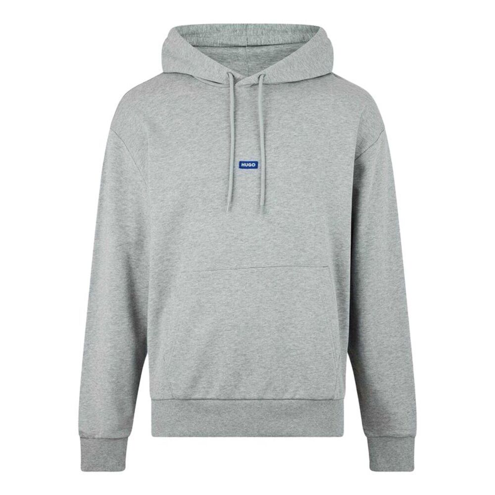 Hugo Mens Logo Hoodie / Grey Marl